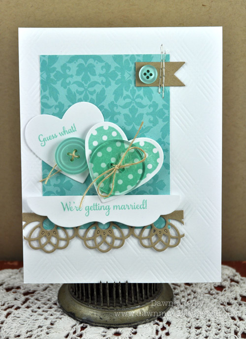 Paper: stamper's select white, kraft, damask designs<br />
Stamps: Happily Ever After,...