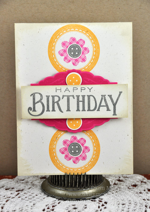 Paper: rustic cream, raspberry fizz<br />
Stamps: Flower Fusion #12, Think Big Favorites #12,...