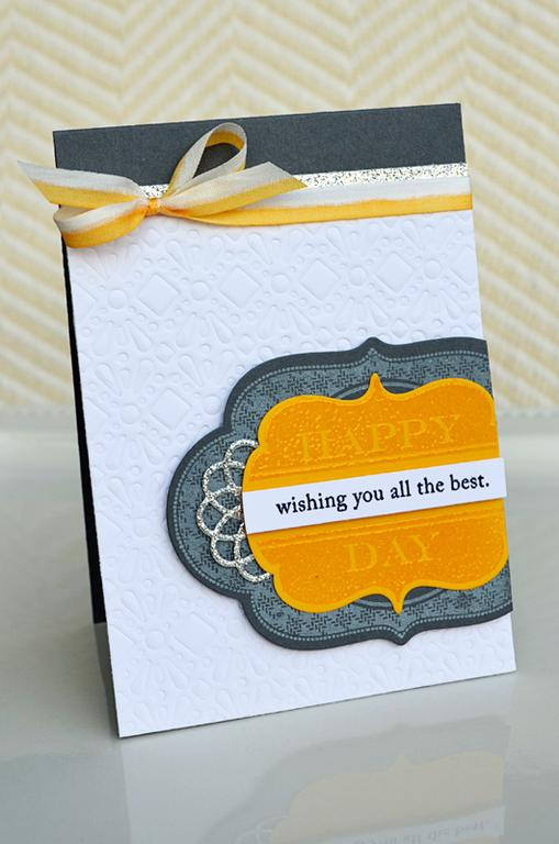 {All the Best} card<br />
Stamps - Mat Stack 5 Collection, Happy Day<br />
Cardstock - White,...