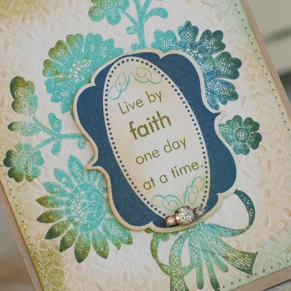 Stamps:  Lace Bouquet, Happy Day, Beautiful Blessings<br />
Ink:  Enchanted Evening, Hawaiian...