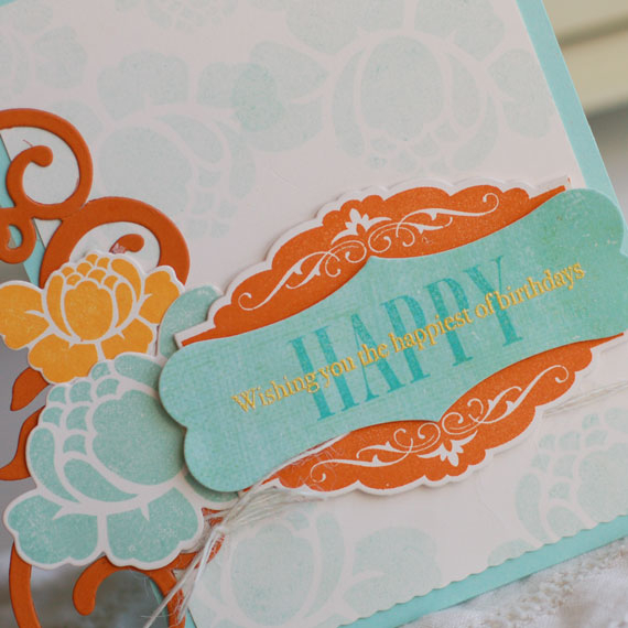 Stamps:  Celebrations, Rosie Posie<br />
Ink:  Aqua Mist, Hawaiian Shores, Summer Sunrise,...