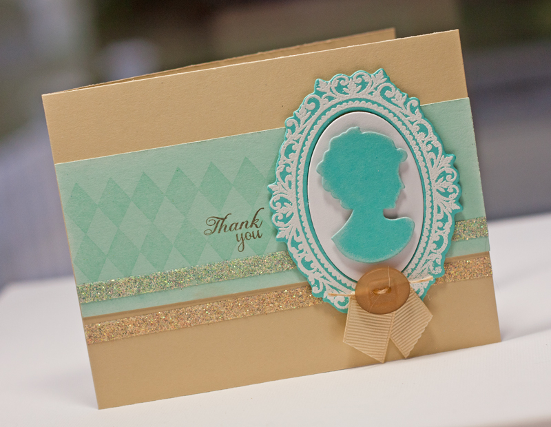 Stamps- Simply Jane, Happily Ever After, A Little Argyle<br />
Ink- Dark Chocolate, VersaMark...