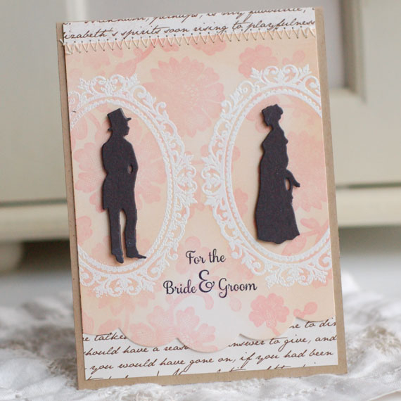 Stamps:  Happily Ever After, Lace Bouquet, Simply Jane<br />
Ink:  Sweet Blush, True Black,...