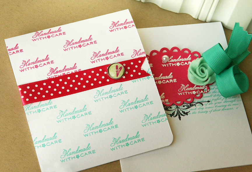 Stamps: Handmade Hodgepodge<br />
Ink: Hawaiian Shores, Raspberry Fizz<br />
Paper: white...