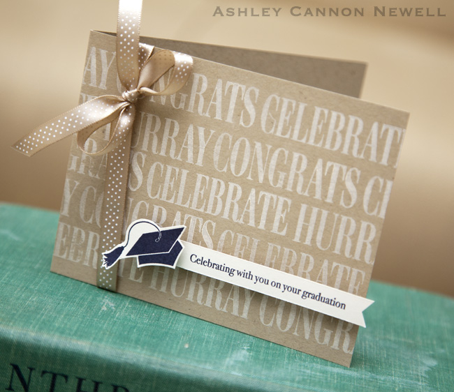 Supplies<br />
<br />
Stamps: Celebrations, For the Graduate<br />
Ink: Vintage Cream, True...