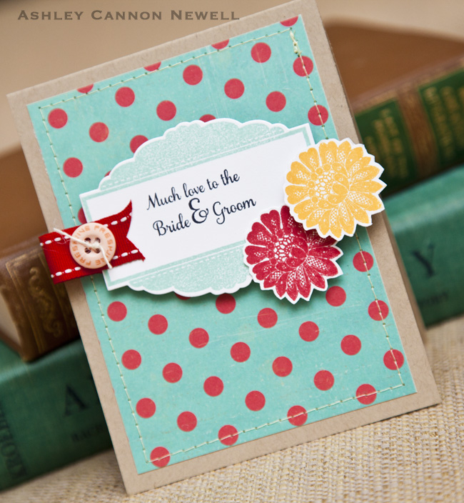 Supplies<br />
<br />
Stamps: Happily Ever After, Celebrations, Lace Bouquet<br />
Ink: Pure...