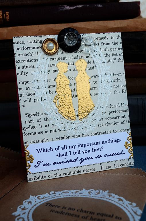 {Simply Jane} Card &amp; Bookmark set<br />
Stamps - Simply Jane, Text Style<br />
Cardstock -...
