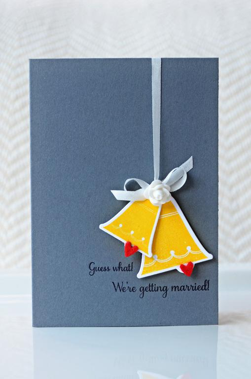 {Wedding Bells} card<br />
Stamps - Happily Ever After, Bells &amp; Boughs<br />
Cardstock -...