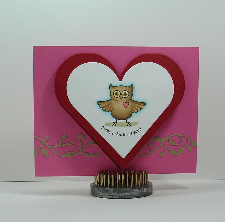 2012 Valentine&#039;s Day Card<br />
<br />
I used Tremendous Treats - Valentine (Owl).  The...