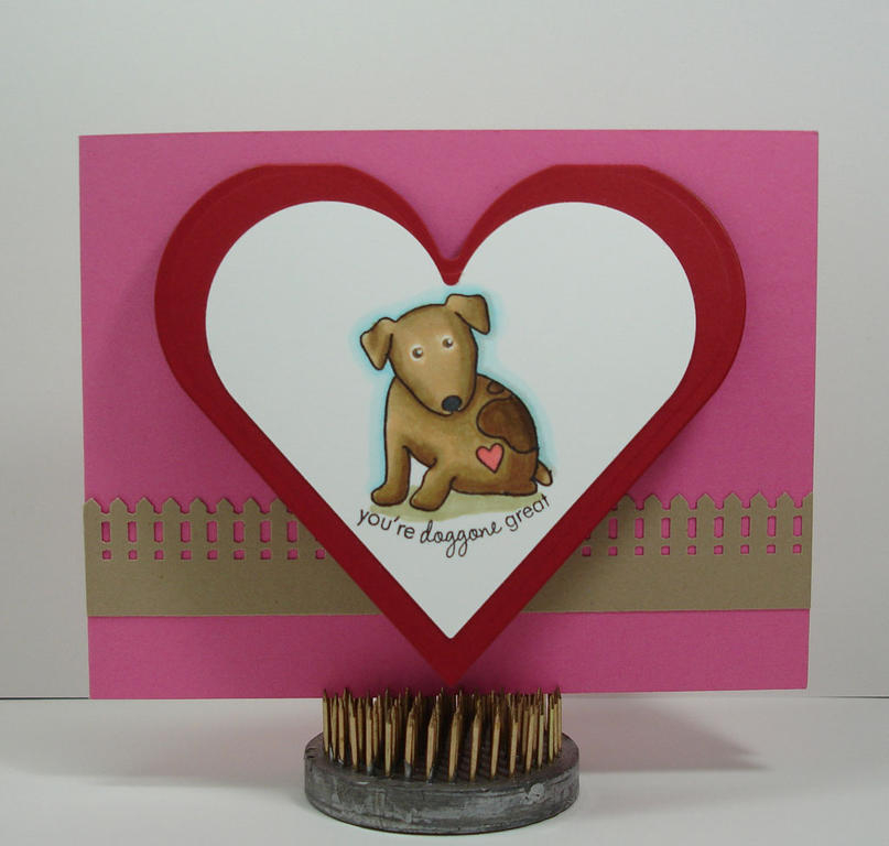 2012 Valentine&#039;s Card <br />
<br />
I used Tremendous Treats - Valentine (Puppy).  The...