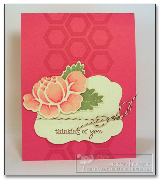 Supplies<br />
All supplies PTI unless otherwise noted.<br />
Stamps: Rosie Posie, Vintage...