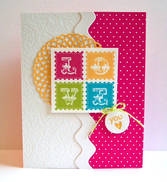 Day 2 - Love U<br />
For Day 2 of Papertrey Ink&#039;s anniversary, Nichole&#039;s posted some...