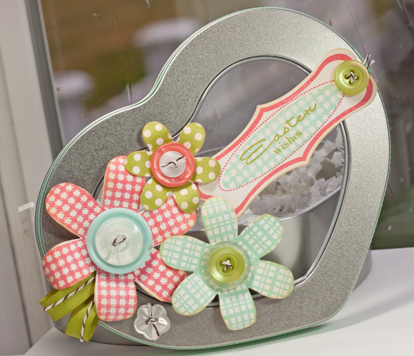 Easter Heart Tin<br />
â€¢	Stamps- Sweet Spring, Christmas Labels<br />
â€¢	Ink- Melon Berry,...