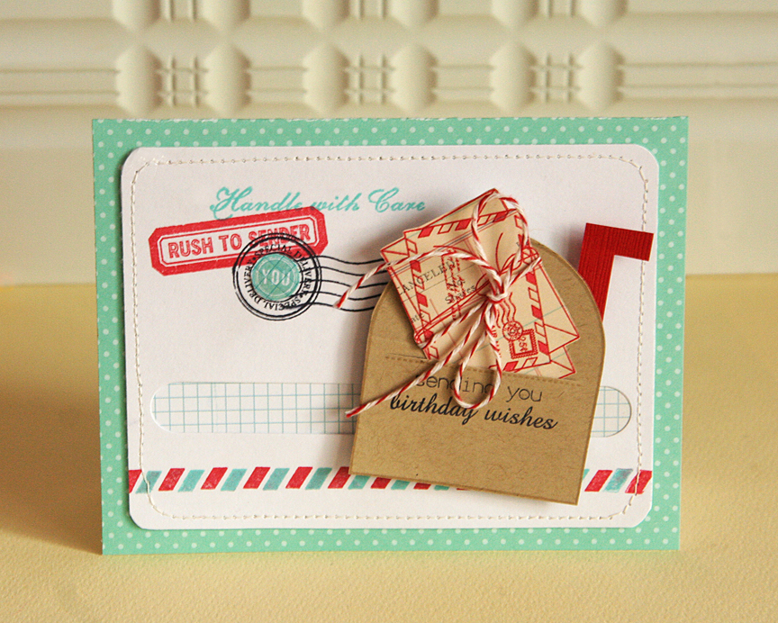 Stamps: Sending You, Postmarks, Friendship Jar Spring Fillers<br />
Ink: Pure Poppy, Hawaiian...