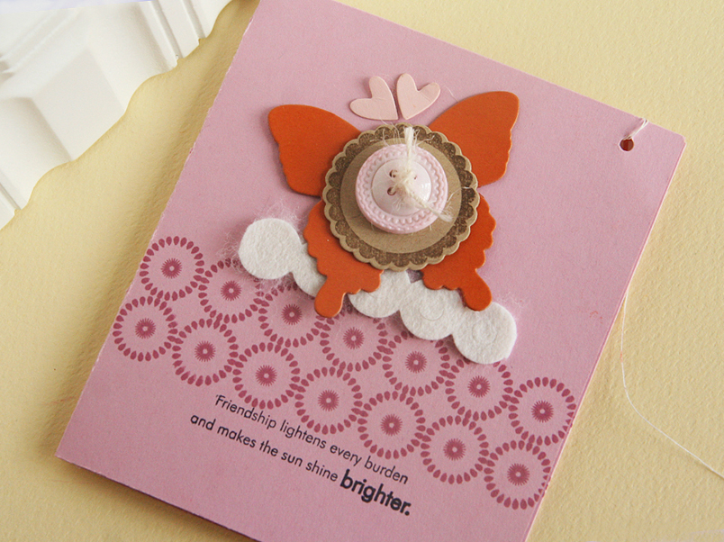 Stamps: Beautiful Butterflies, Lovely Leaves (sentiment), Background Basics: Medallions<br />...