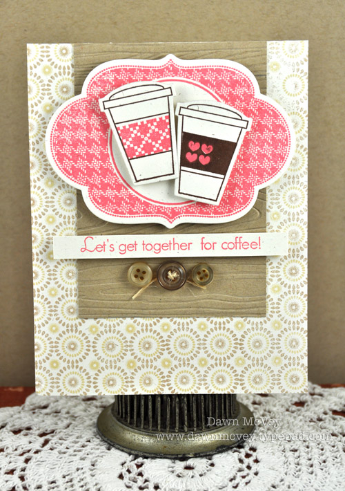 Paper: rustic cream, kraft<br />
Stamps: Background Basics: Medallion, Heart-2-Heart #1, Mat...