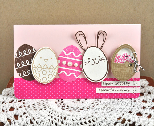 Paper: rustic cream, kraft, sweet blush, raspberry fizz pattern pack<br />
Stamps: Scrambled...