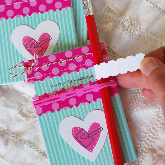 Stamps:  Movers &amp; Shakers Sentiments, Tiny Treats: Valentine, Simple Valentine<br />
Ink:...