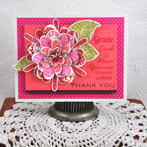 Paper: rustic cream, dark chocolate, berry sorbet, raspberry fizz pattern pack<br />
Stamps:...