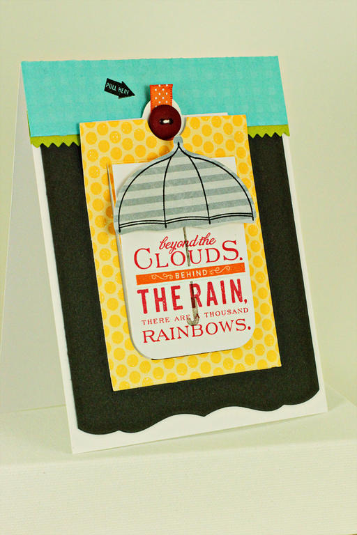 Rainbow Umbrella<br />
<br />
Stamps: Movers &amp; Shakers Sentiments, Faux Ribbon, Scattered...