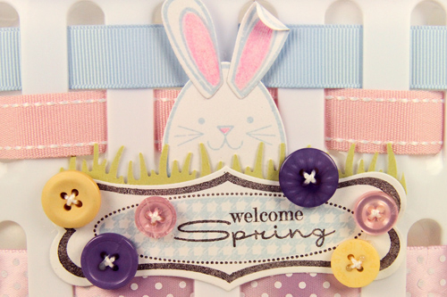 Stamps: Scrambled Eggs<br />
Cardstock: Sweet Blush, Spring Rain, Spring Moss, Stamper's...