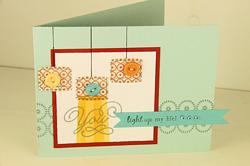 Stamps: Lighten Up, Simply You, BB: Medallions<br />
Ink: Smokey Shadow, Summer Sunrise Orange...