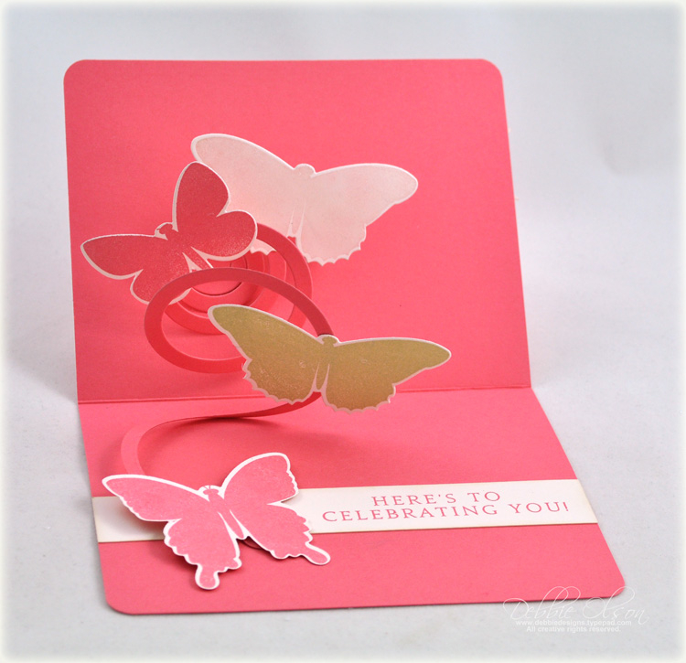 Stamps: Beautiful Butterflies, Inside and Out Birthday (inside sentiment)<br />
Cardstock:...