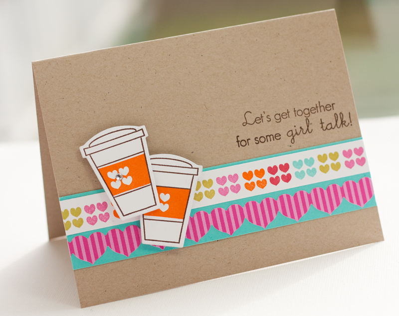 Heart Talk<br />
â€¢	Stamps- Heart-2-Heart  #1<br />
â€¢	Ink- Pure Poppy, Orange Zest,...