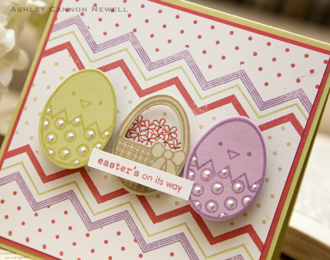 Supplies<br />
<br />
Stamps: Scrambled Eggs + Background Basics: Chevron + Polka Dot Basics...