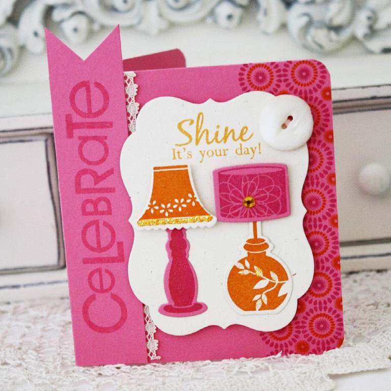 Papertrey Ink Supplies Used:<br />
Stamps:<br />
Lighten Up, Background Basics:  Medallion,...
