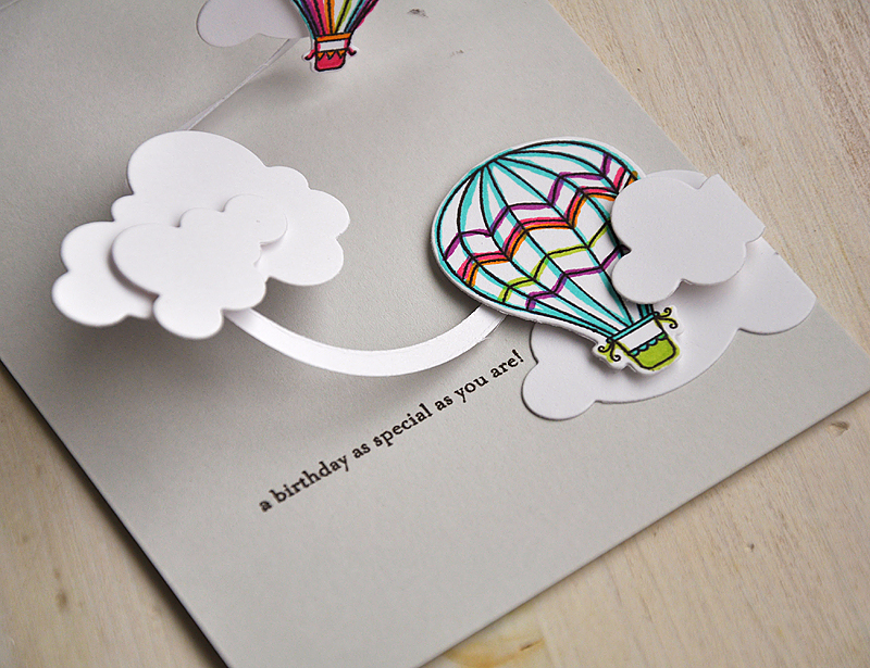 Stamps:  Up, Up &amp; Away and Movers &amp; Shakers Sentiments<br />
Ink:  Smokey Shadow<br />...