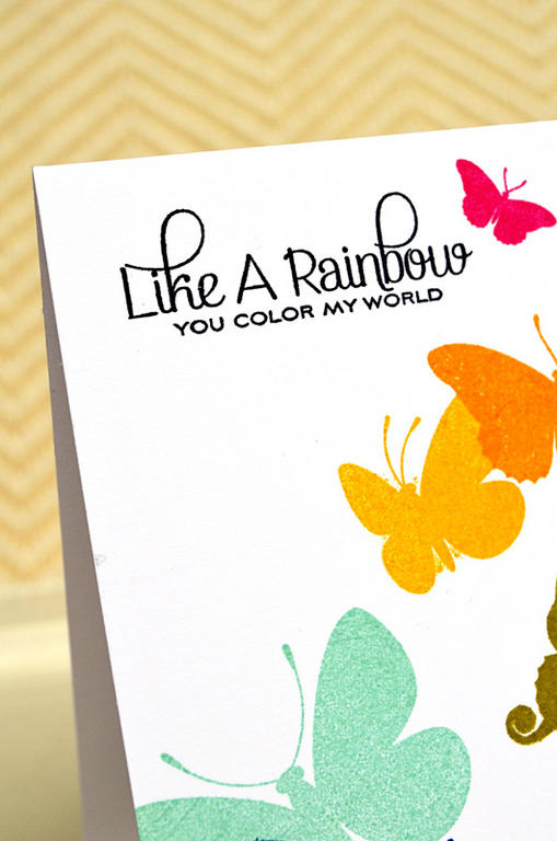 {Color My World} card<br />
Stamps - Beautiful Butterflies<br />
CS - White<br />
Ink - True...