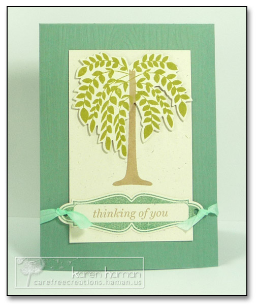 Supplies<br />
All supplies PTI unless otherwise noted.<br />
Stamps: Willow, Simple Little...
