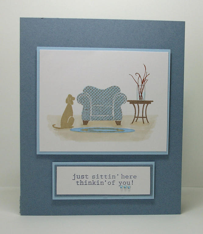 Thinking of You - MIM#57<br />
<br />
Used Color Kissed technique on the chair.
