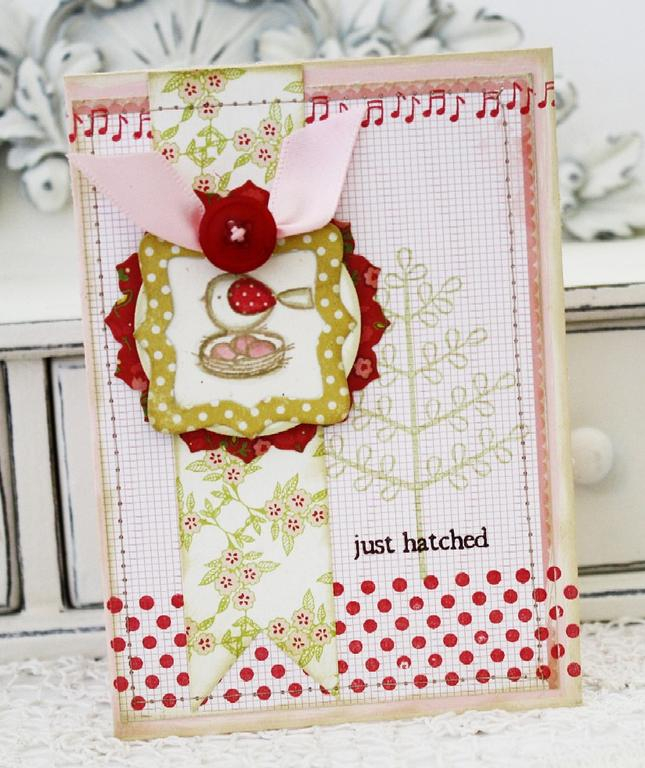 Papertrey Ink Supplies Used:<br />
Stamps:<br />
Little Bitty Bird and Little Bitty Bird...