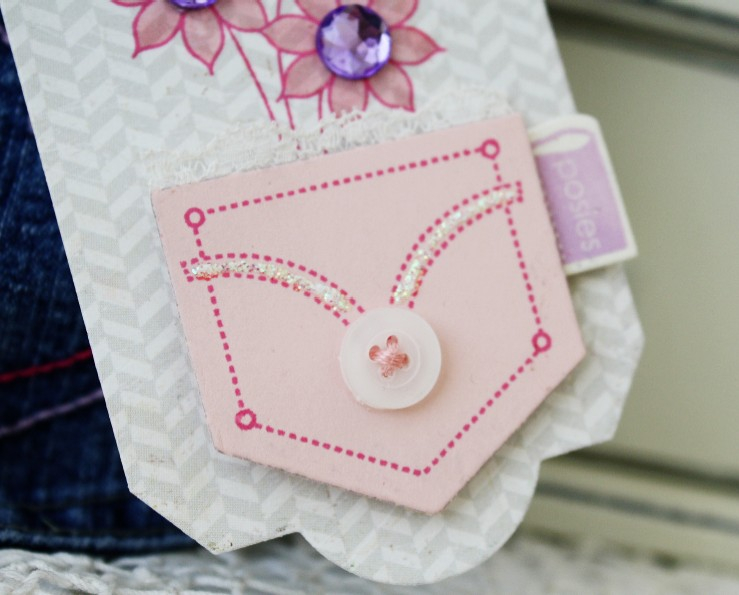 Papertrey Ink Supplies Used:<br />
Stamps:<br />
A Pocketful<br />
Ink:<br />
Raspberry Fizz...