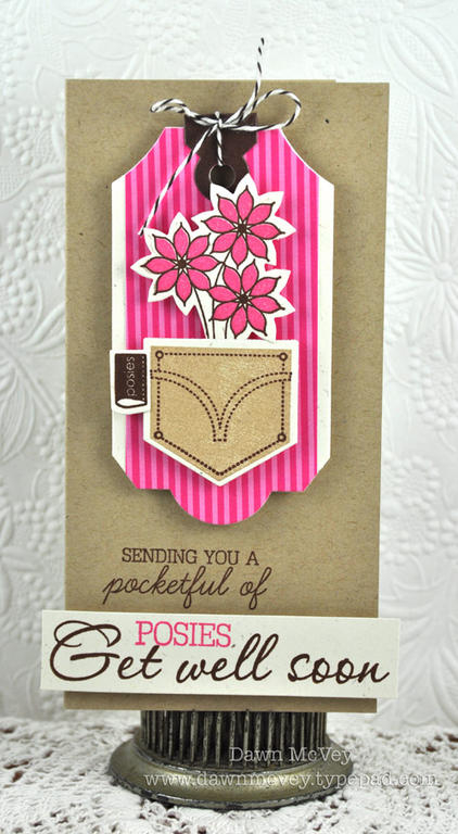 Paper: rustic cream, kraft, dark chocolate, raspberry fizz pattern pack<br />
Stamps: Back...