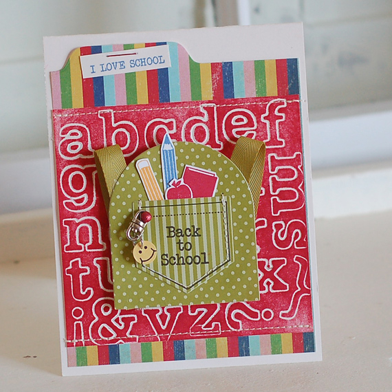 Stamps:  Back Pocket Basics, School Time<br />
Ink:  Blueberry Sky, Pure Poppy, Summer Sunrise,...