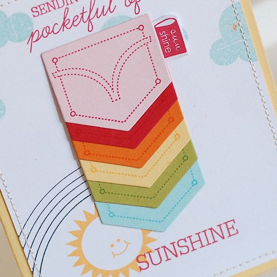 Stamps:  Back Pocket Basics, Up, Up and Away<br />
Ink:  Aqua Mist, Pure Poppy, Summer Sunrise,...