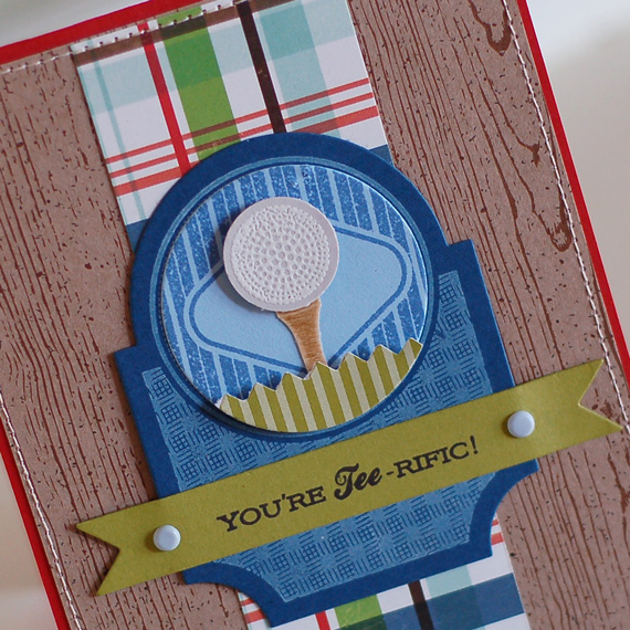 Stamps:  On the Links, Mat Stack 3 Collection, 2012 Birthday Tags<br />
Ink:  Fresh Snow,...