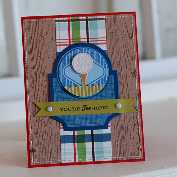 Stamps:  On the Links, Mat Stack 3 Collection, 2012 Birthday Tags<br />
Ink:  Fresh Snow,...
