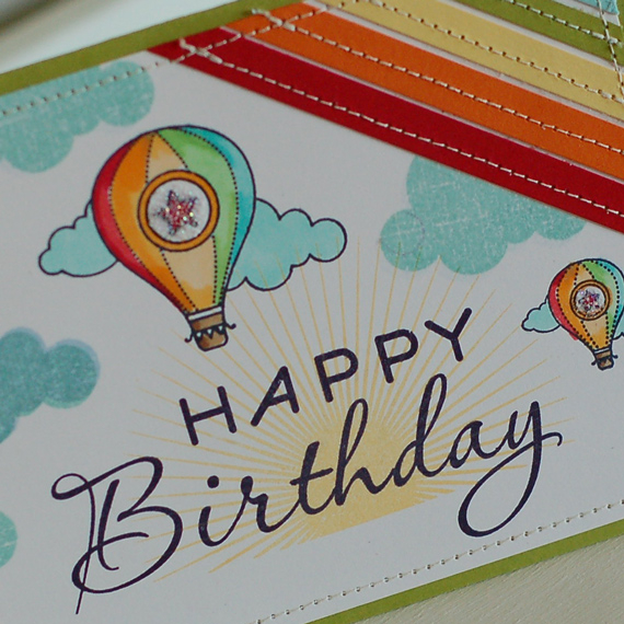 Stamps:  Tremendous Treats: Birthday, Tiny Treats: Birthday, Up, Up and Away, Think Big...