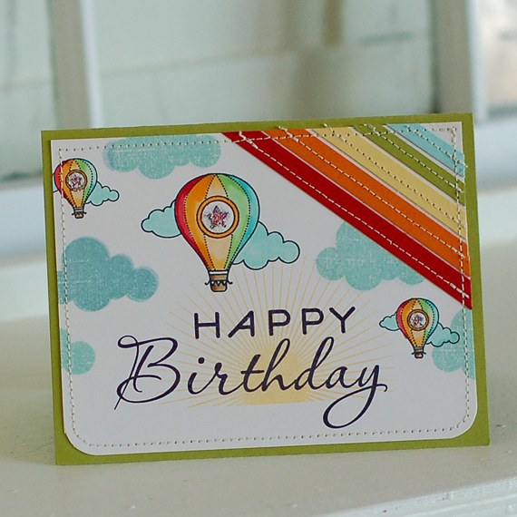 Stamps:  Tremendous Treats: Birthday, Tiny Treats: Birthday, Up, Up and Away, Think Big...