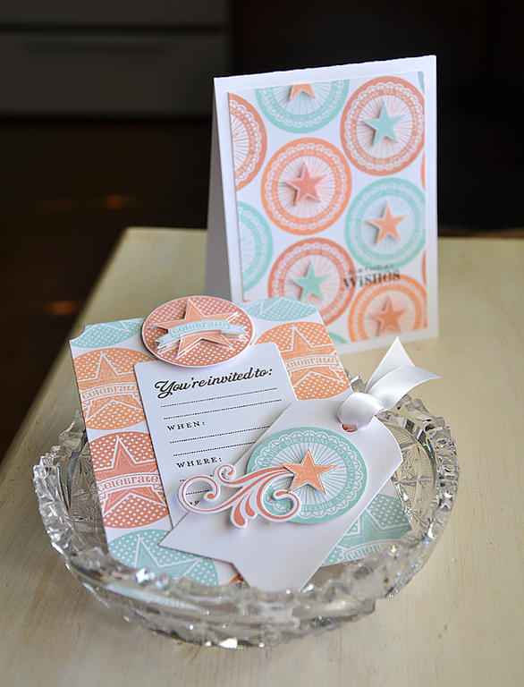 Stamps: 2012 Birthday Tags, By Invitation &amp; Fancy Flourishes<br />
Ink: Aqua Mist, Melon...