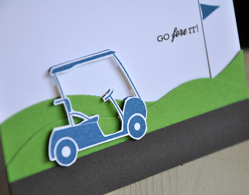 Stamps: On The Links<br />
Ink: Enchanted Evening &amp; Smokey Shadow<br />
Cardstock: White,...