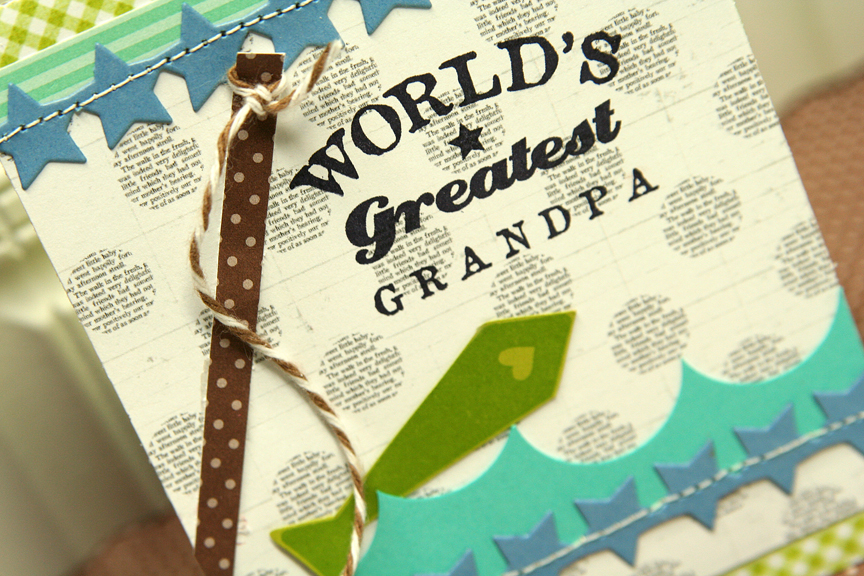 The tie makes a great fish too!<br />
<br />
Stamps: World's Greatest<br />
Ink: New...