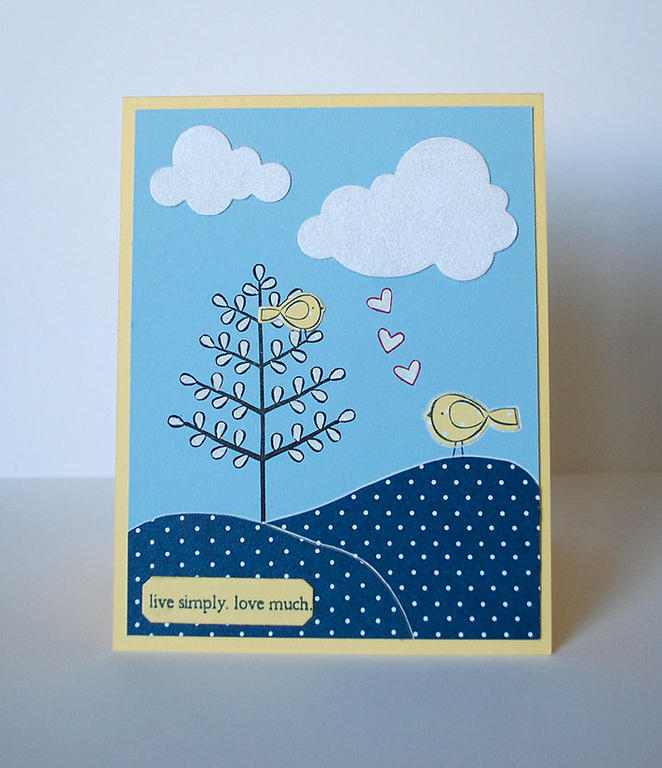 Stamps- Papertrey Ink; Little Bitty Bird.<br />
<br />
Dies- Papertrey Ink; Little Bitty Bird,...