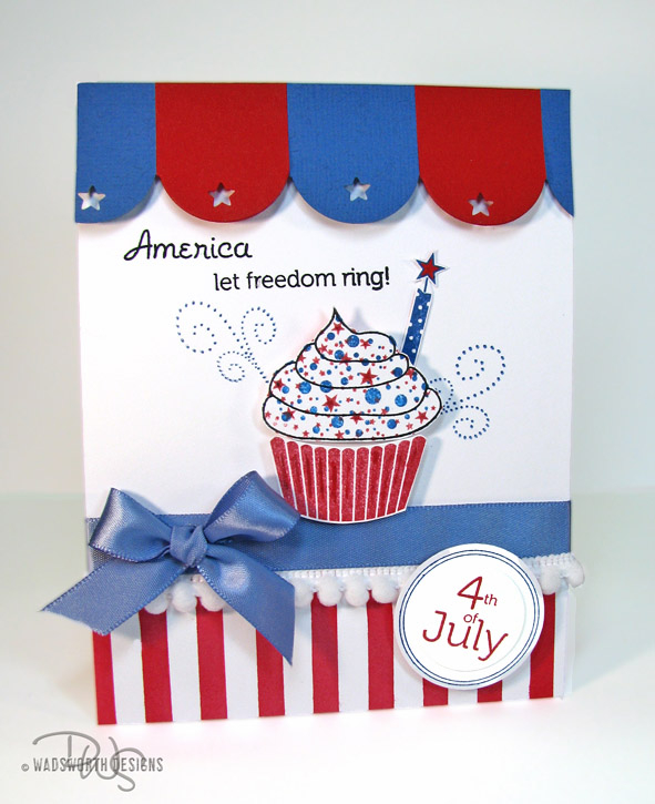 4th Of July Cupcake