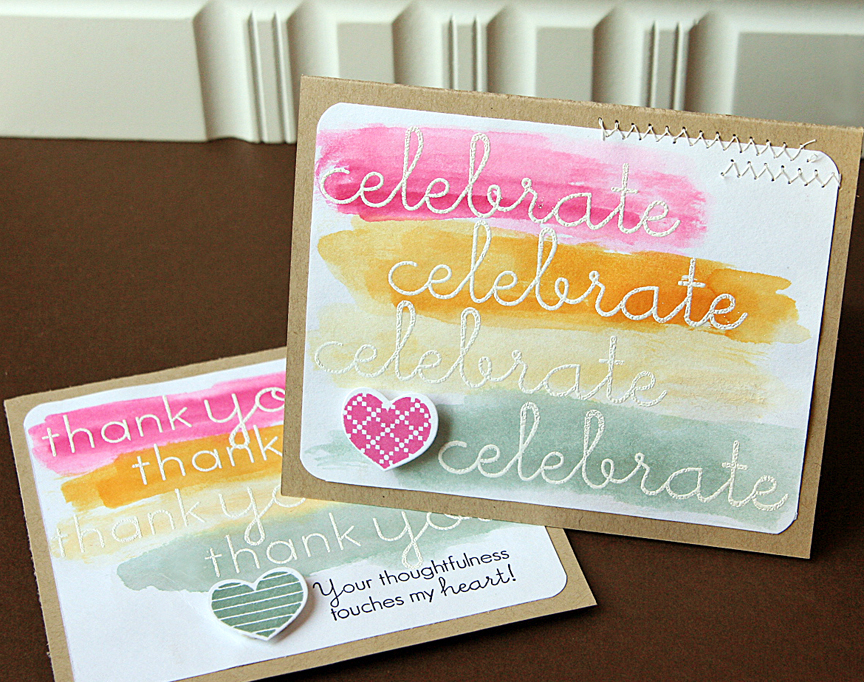 Stamps: Think Big Favorites #15, Heart-2-Heart #3<br />
Ink: Raspberry Fizz, Summer Sunrise,...