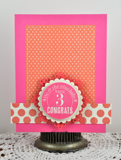 Paper: rustic cream, hibiscus burst, berry sorbet, melon berry pattern pack<br />
Stamps:...